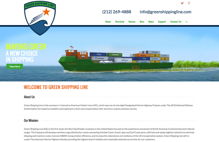greenshippingline.com